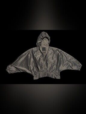 Demoo Parkchoonmoo Batwing Cropped Windbreaker Jacket